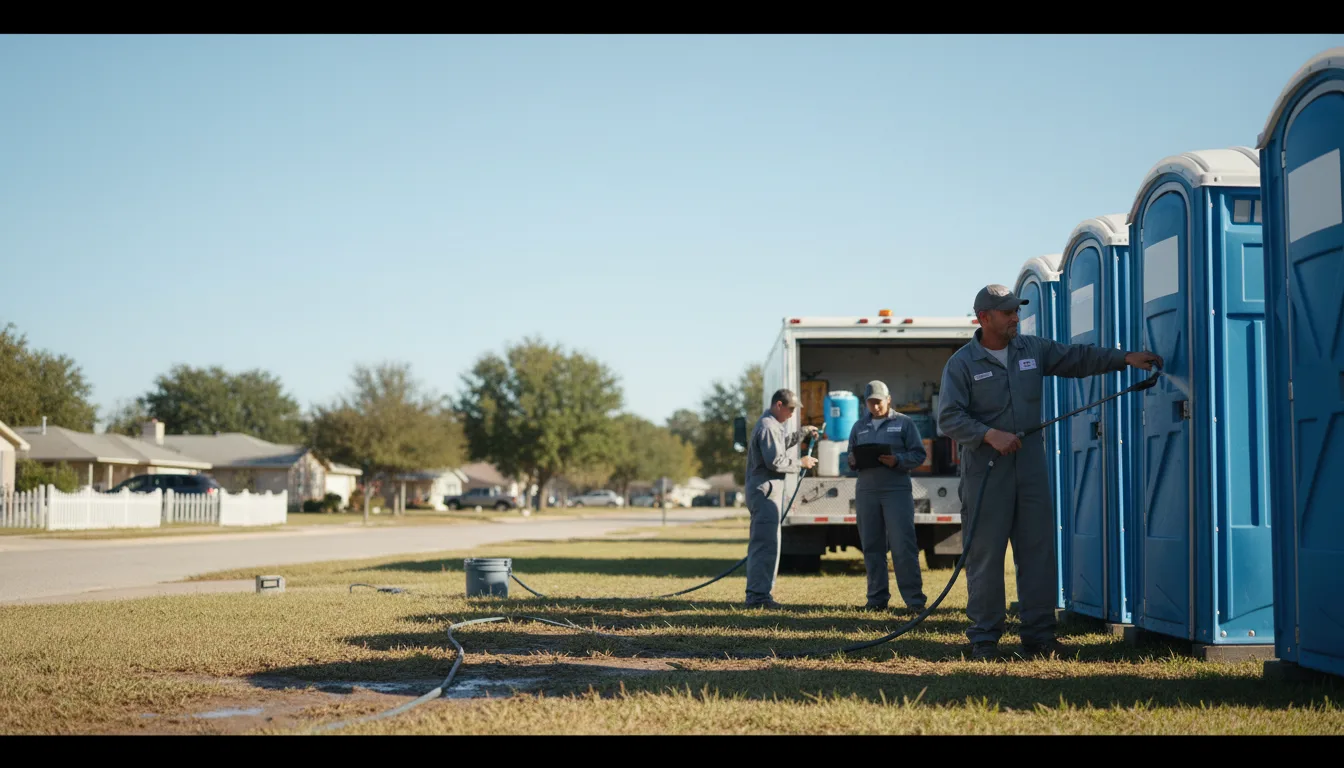 Long-Term Portable Toilet Rental in Hopkinton, IA near me
